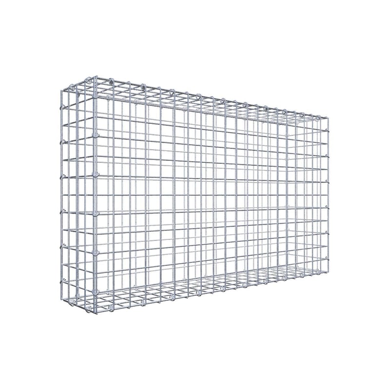 Gabion 100 cm x 60 cm x 20 cm (dł. x wys. x gł.), rozmiar oczka 5 cm x 5 cm, pierścień typu C