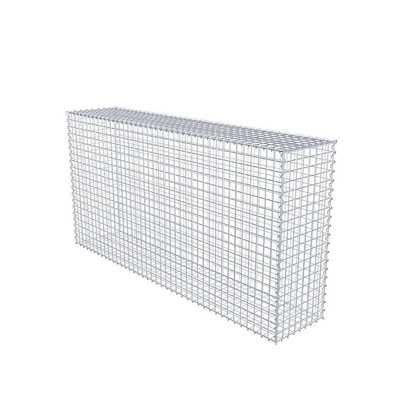 Gabion 200 cm x 100 cm x 40 cm (dł. x wys. x gł.), rozmiar oczek 5 cm x 5 cm, spirala