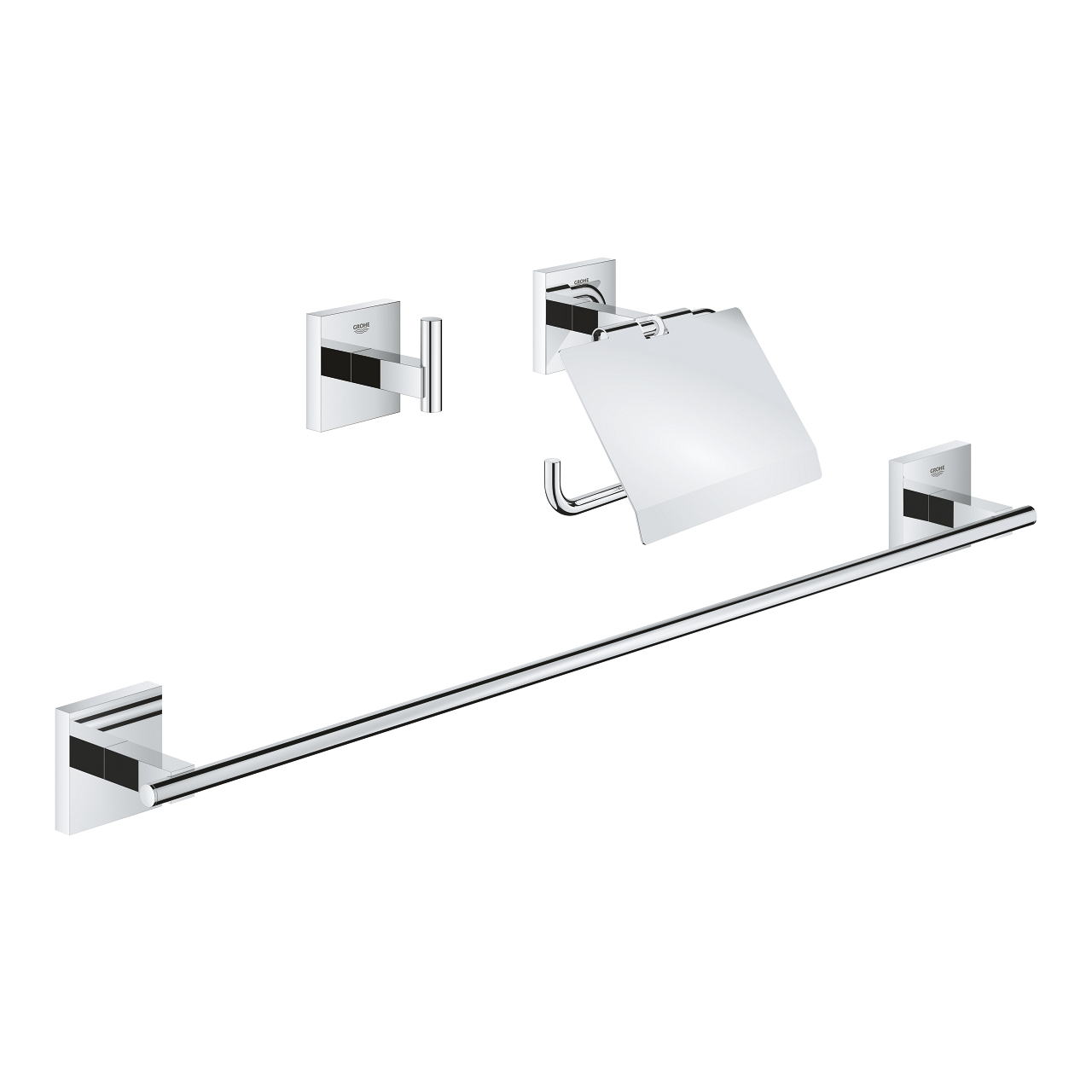 Grohe Start Cube zestaw akcesoriów 3w1 chrom 41124000 - Wysyłka w 24h