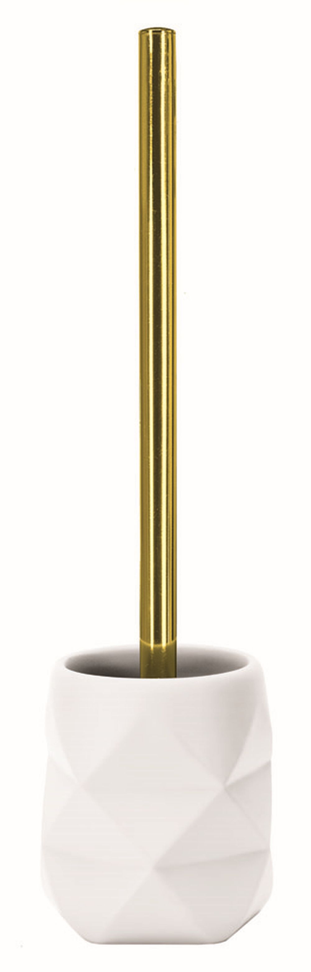 Kleine Wolke Golden Crackle szczotka toaletowa stojąca biała/złota 8431100856 - Wysyłka w 24h