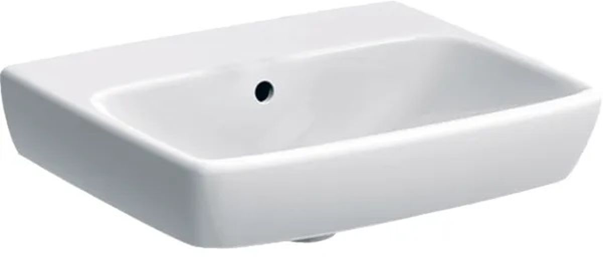 Geberit Selnova Square umywalka 50x42 cm ścienna prostokątna biała 500.301.01.7