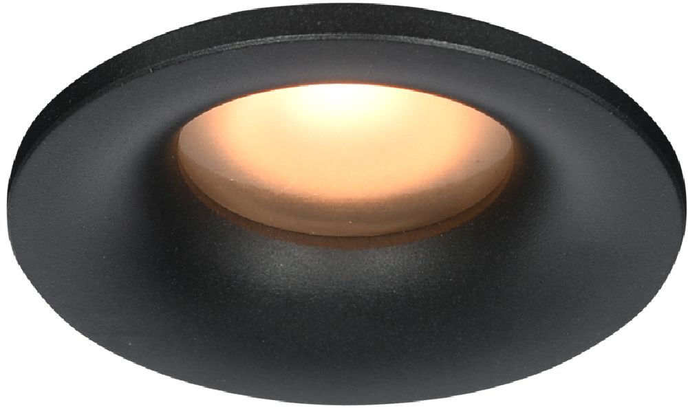 Italux Barto lampa do zabudowy 1x10 W czarna DL-60327-IP44-BK