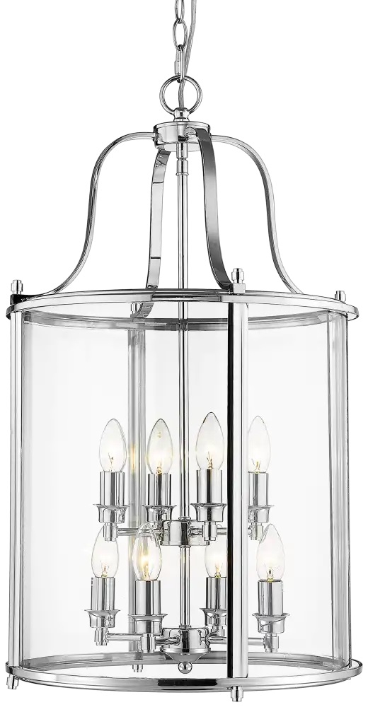 CosmoLight New York lampa wisząca 8x40W chrom P08434CH