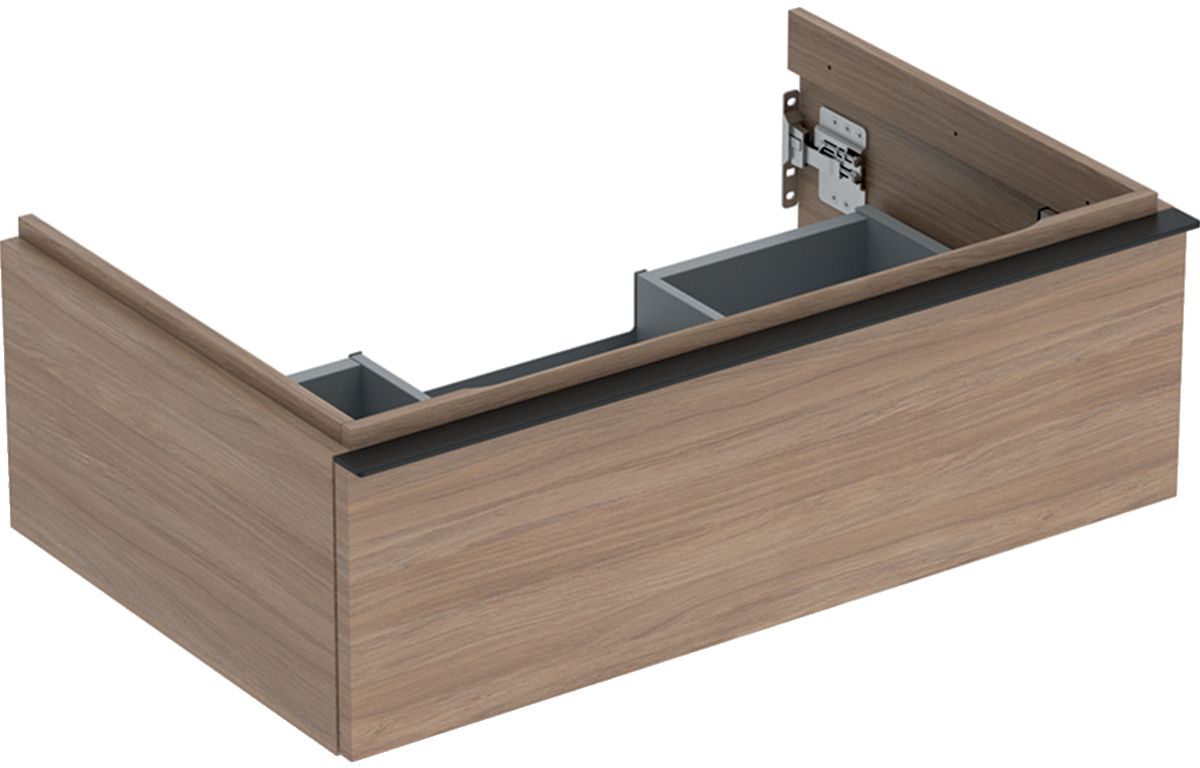 Geberit iCon szafka 74 cm podumywalkowa wisząca dąb/lava mat 502.311.JH.1