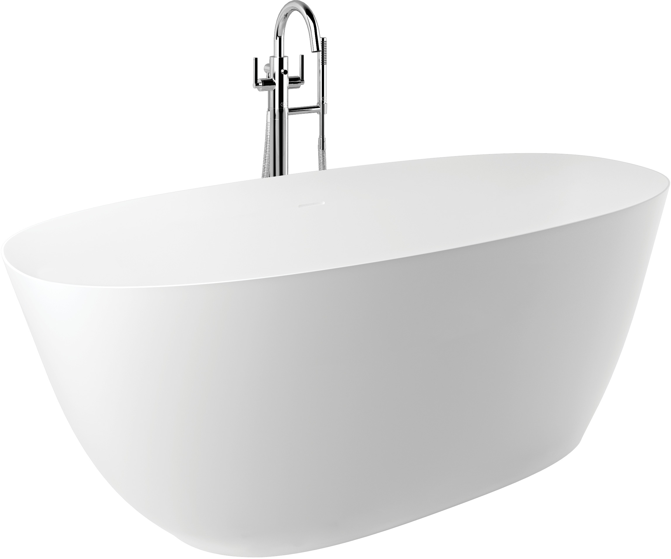 Kludi Resa O wanna wolnostojąca 170x75 cm owalna biała 51BF0253
