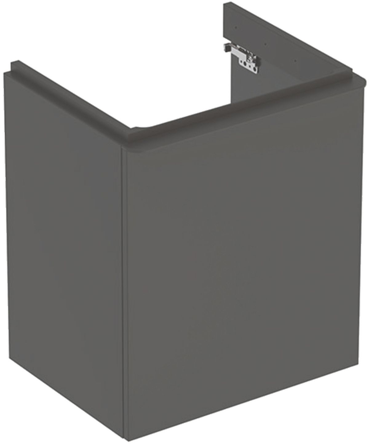 Geberit Smyle Square szafka 53,6 cm podumywalkowa wisząca lava mat 500.366.JK.1