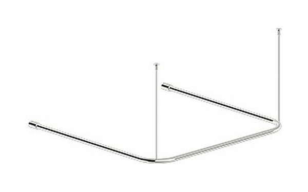 Koło Lehnen Concept Pro wieszak zasłony prysznicowej 90 cm 3-stronny L63201000