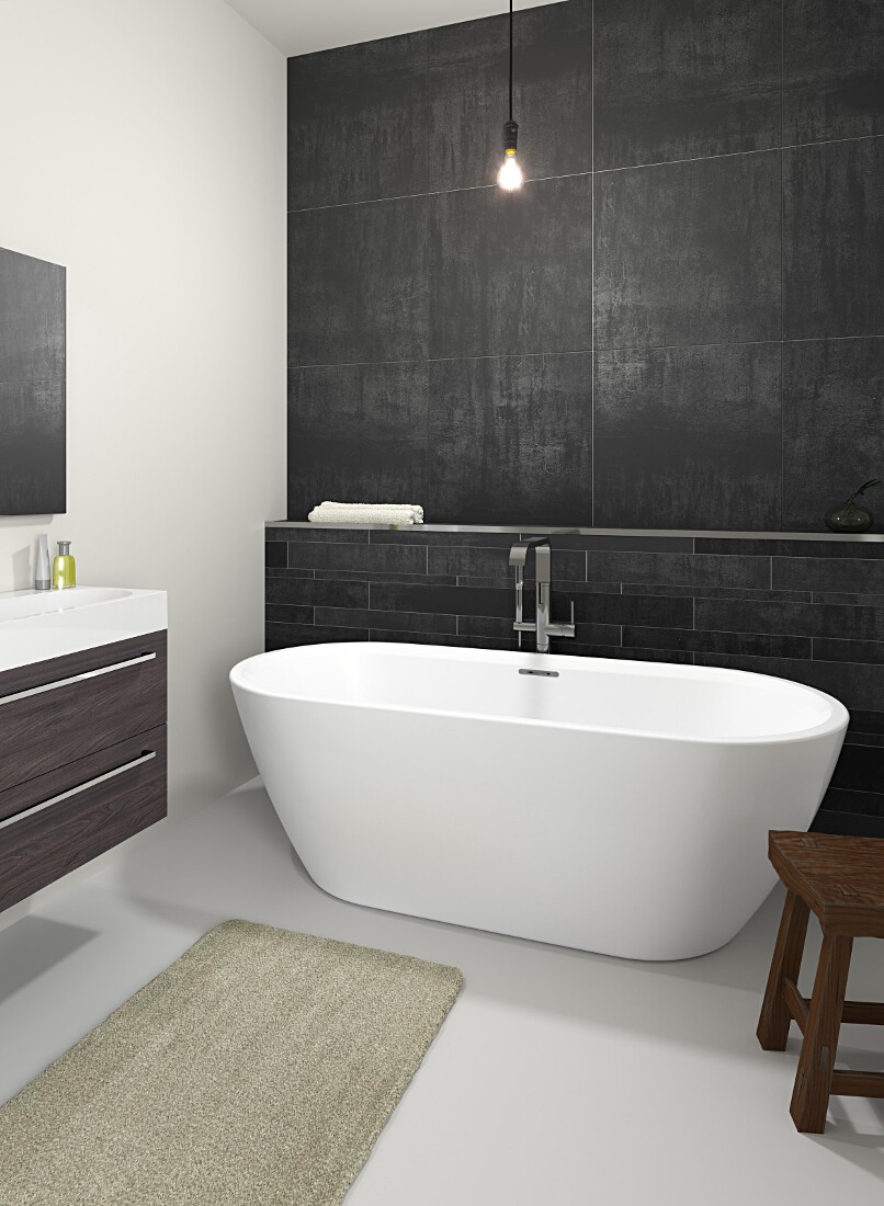 Riho Inspire wanna wolnostojąca 180x80 cm owalna Riho Fall biały mat B085004105