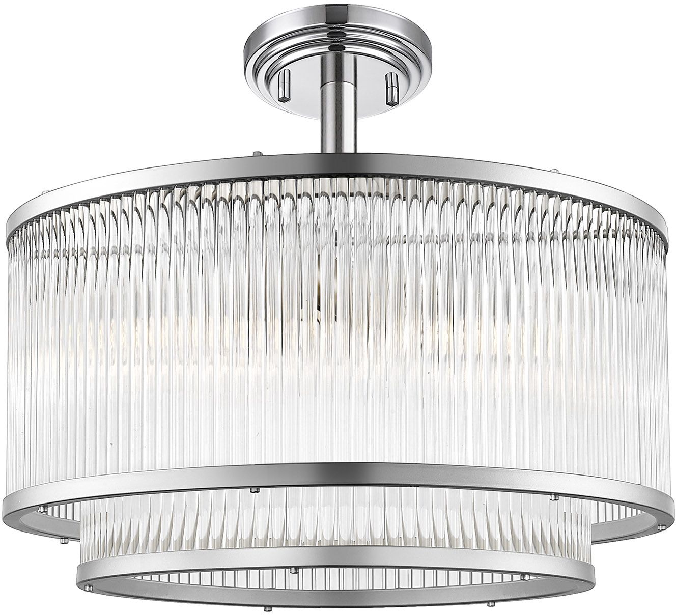 Zuma Line Sergio lampa podsufitowa 5x60W chrom/szkło przezroczyste C0528-05H-F4AC