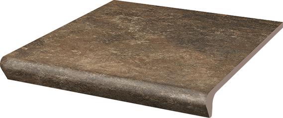 Paradyż Arteon Brown Kapinos stopnica 33x30 cm brązowa