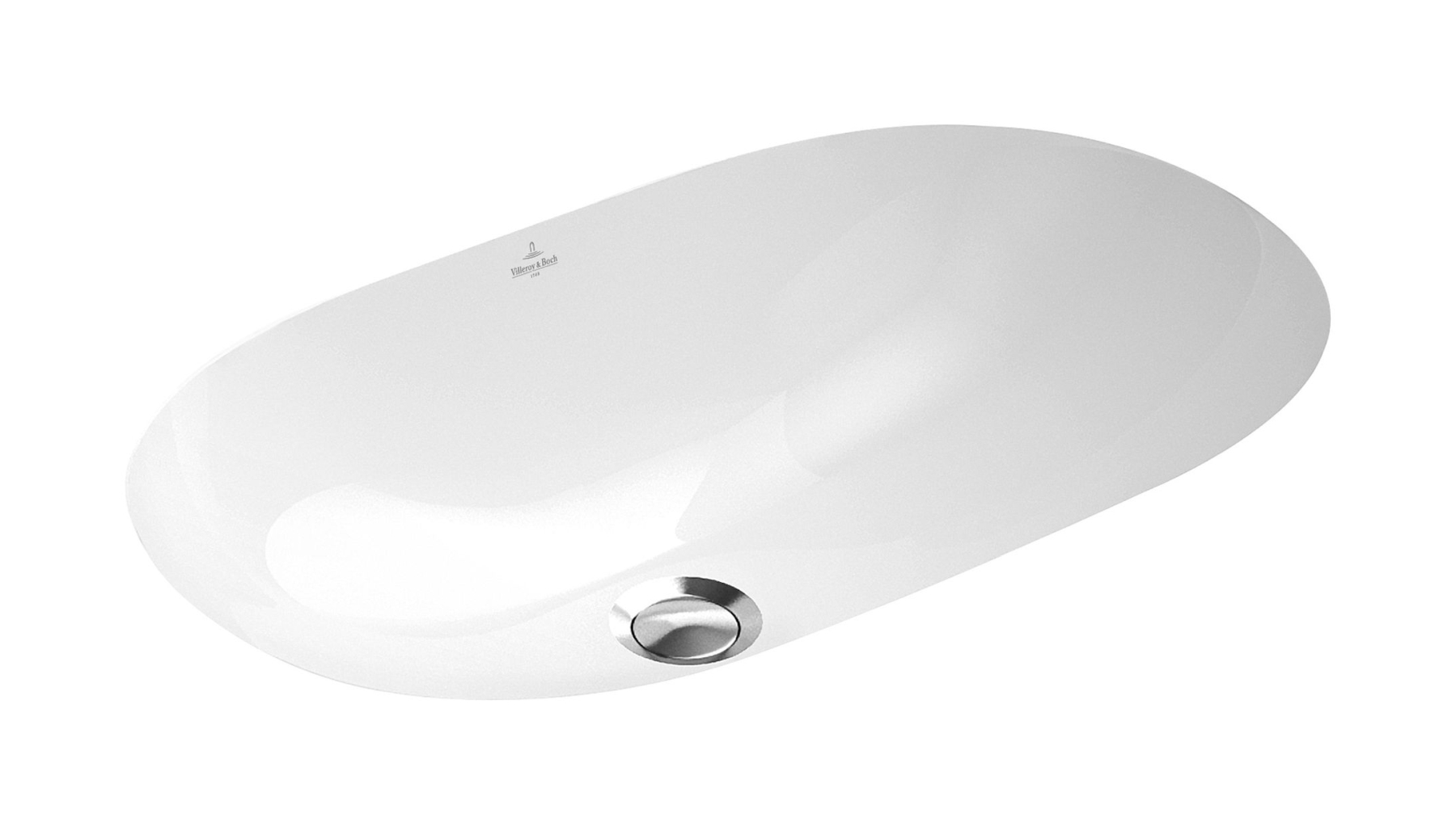 Villeroy & Boch O.Novo umywalka 53x32 cm podblatowa owalna Weiss Alpin 41625001 - Wysyłka w 24h