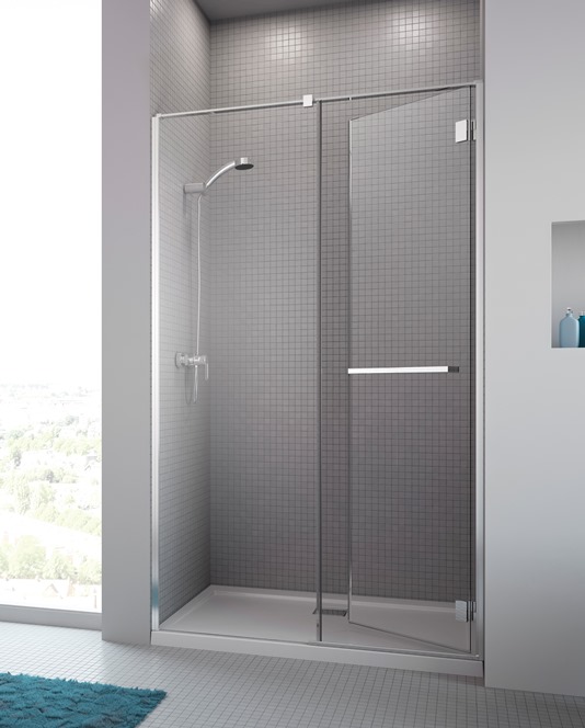 Radaway Carena DWJ drzwi prysznicowe 110 cm prawe chrom/szkło przezroczyste 134333-01-01NR