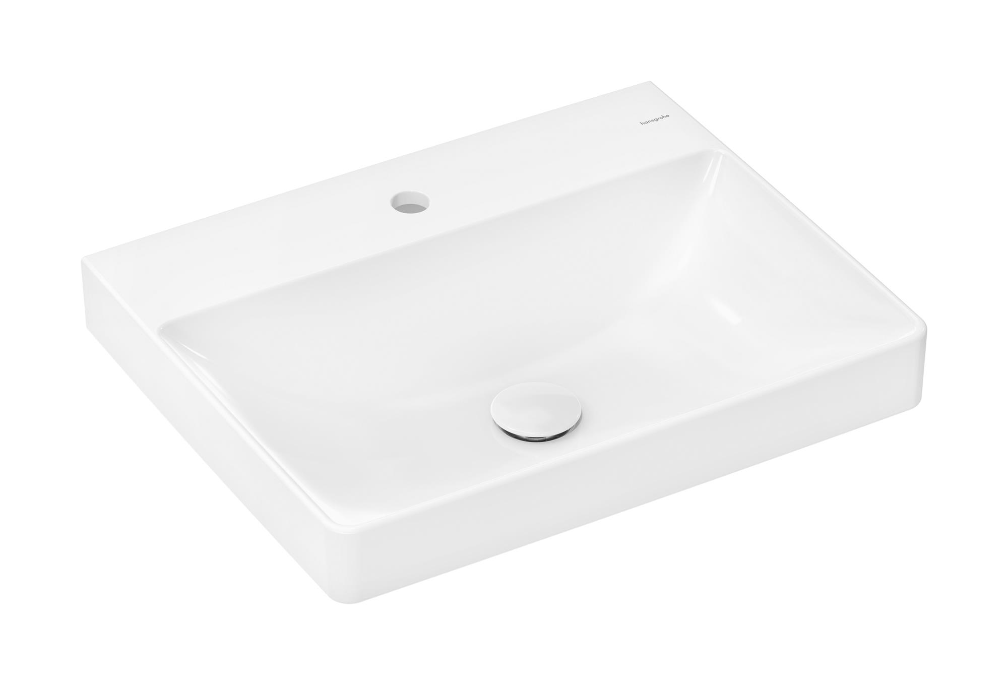 Hansgrohe Xelu Q umywalka 60x48 cm prostokątna ścienna-meblowa biała 61016450