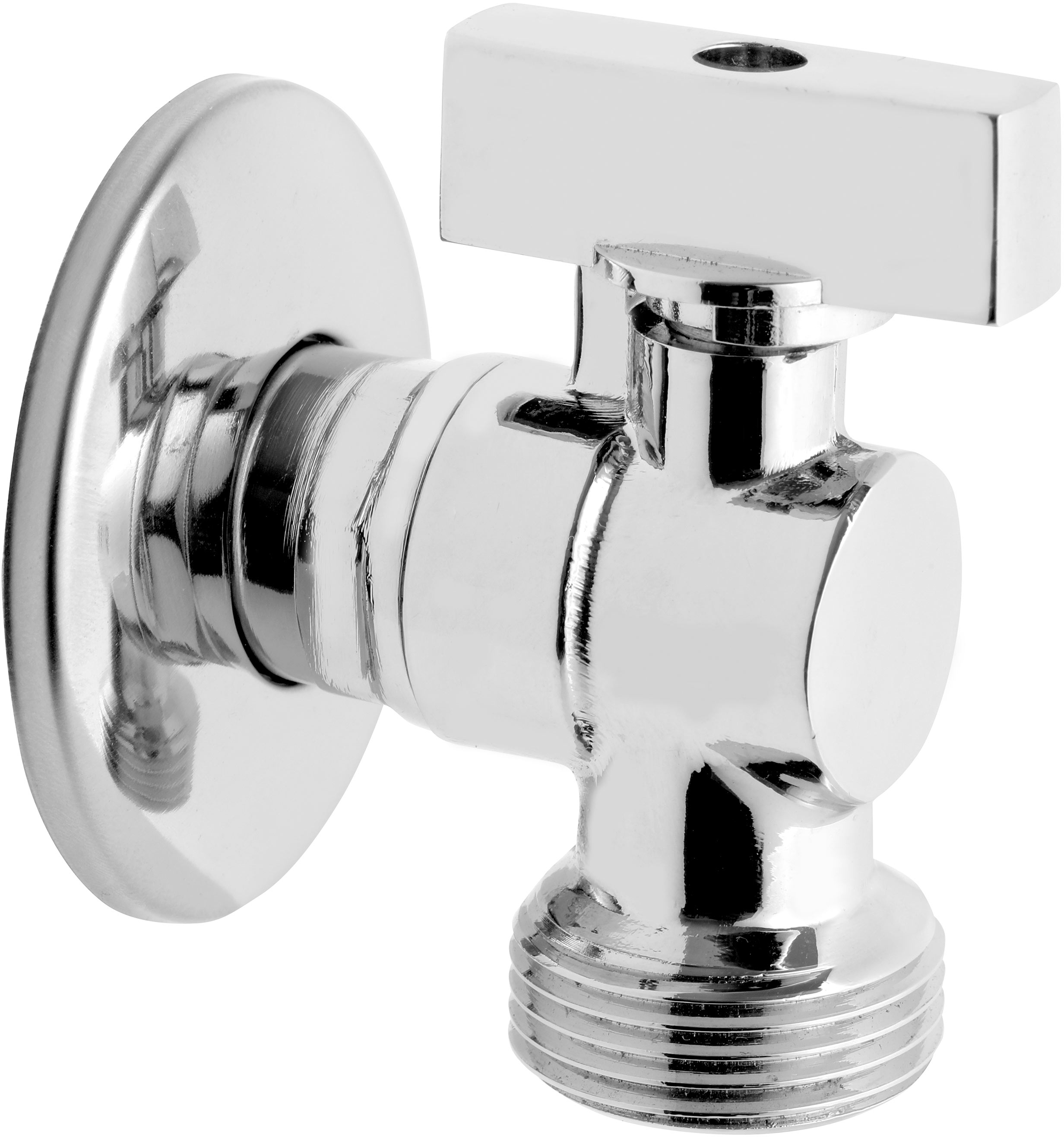Ferro zawór kulowy z metalowym uchwytem chrom CF3016 - Wysyłka w 24h