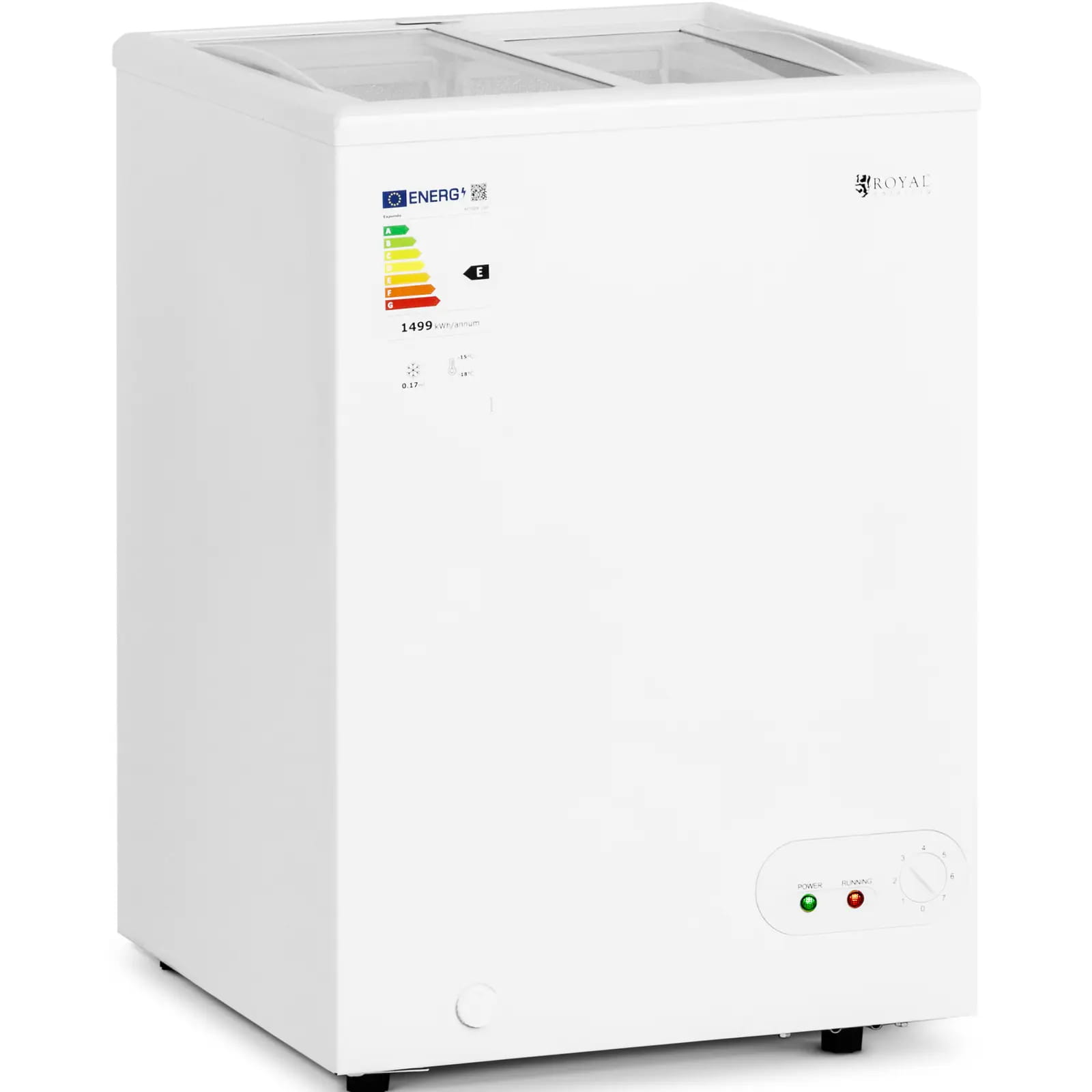 Zamrażarka sklepowa 100 l + kosze | RCFGDF-100
