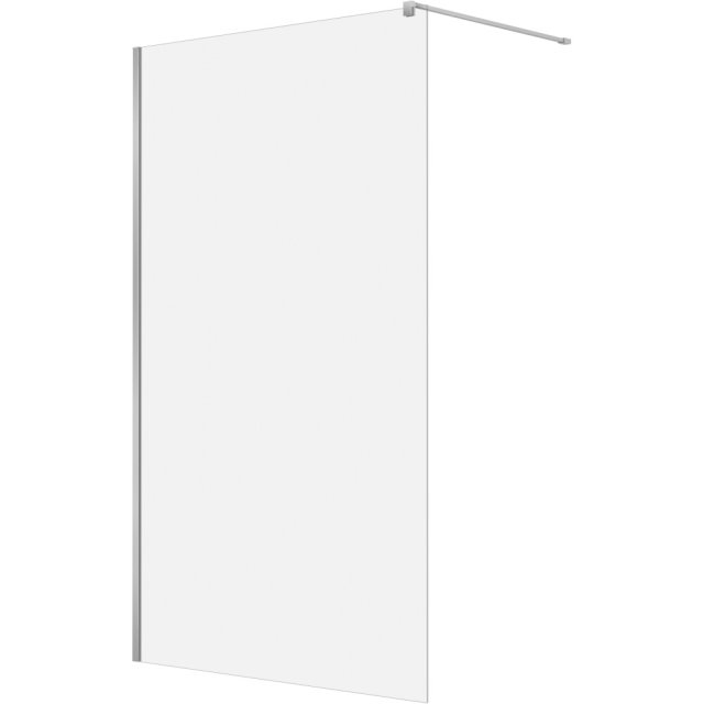 NEW TRENDY Kabina VELIO walk-in 130x200 szkło czyste 8mm z powłoką D-