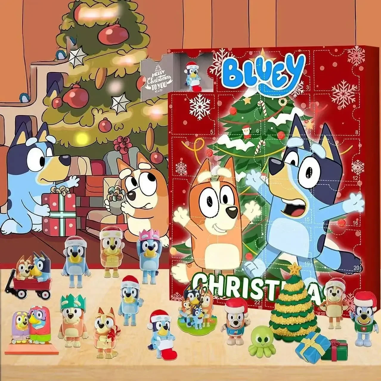 Kalendarz adwentowy Bluey