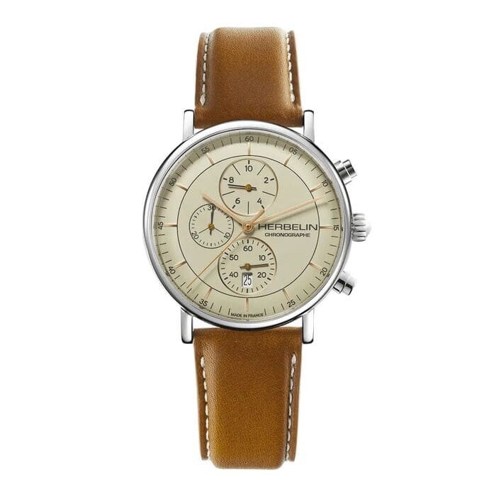 Zegarek męski Herbelin Inspiration Chronographe 35647AP17TRGD