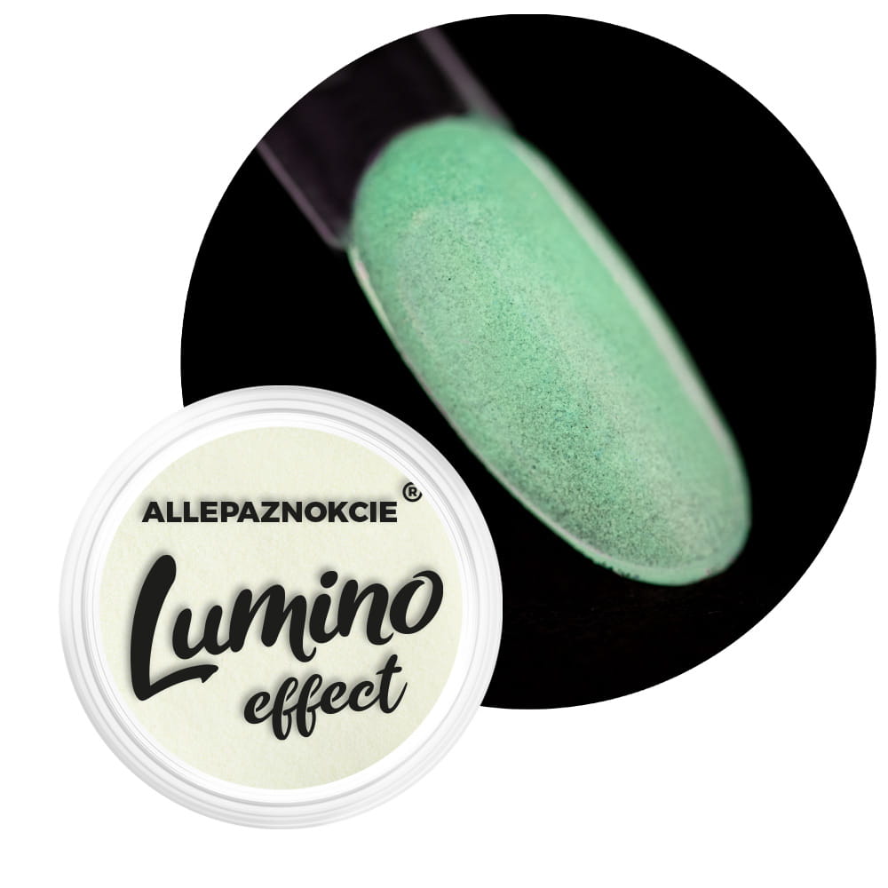 Pyłek do paznokci świecący w ciemności Lumino Effect Allepaznokcie Nr 13