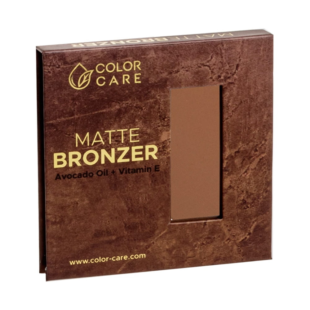Bronzer matowy do twarzy Color Care 01 pecan 8g
