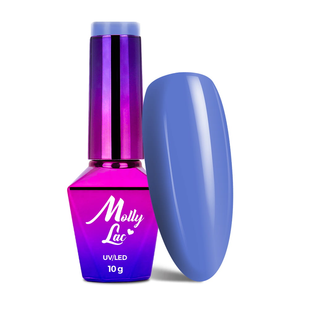 Lakier hybrydowy MollyLac Welcome to Ibiza Curacao 10 g Nr 115