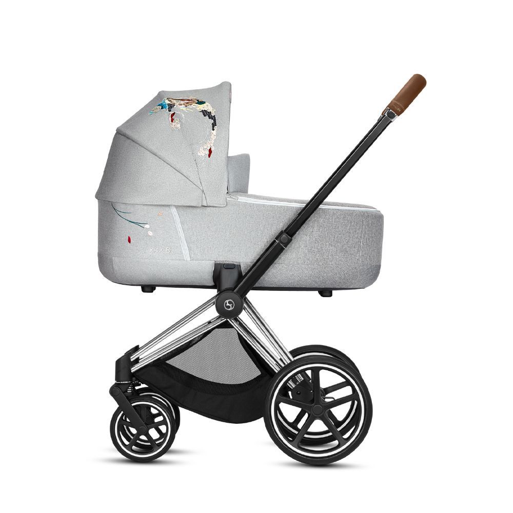 Cybex, Priam 2.0 Fashion Collection - wózek głęboko-spacerowy -Koi Crystallized-Matt Black