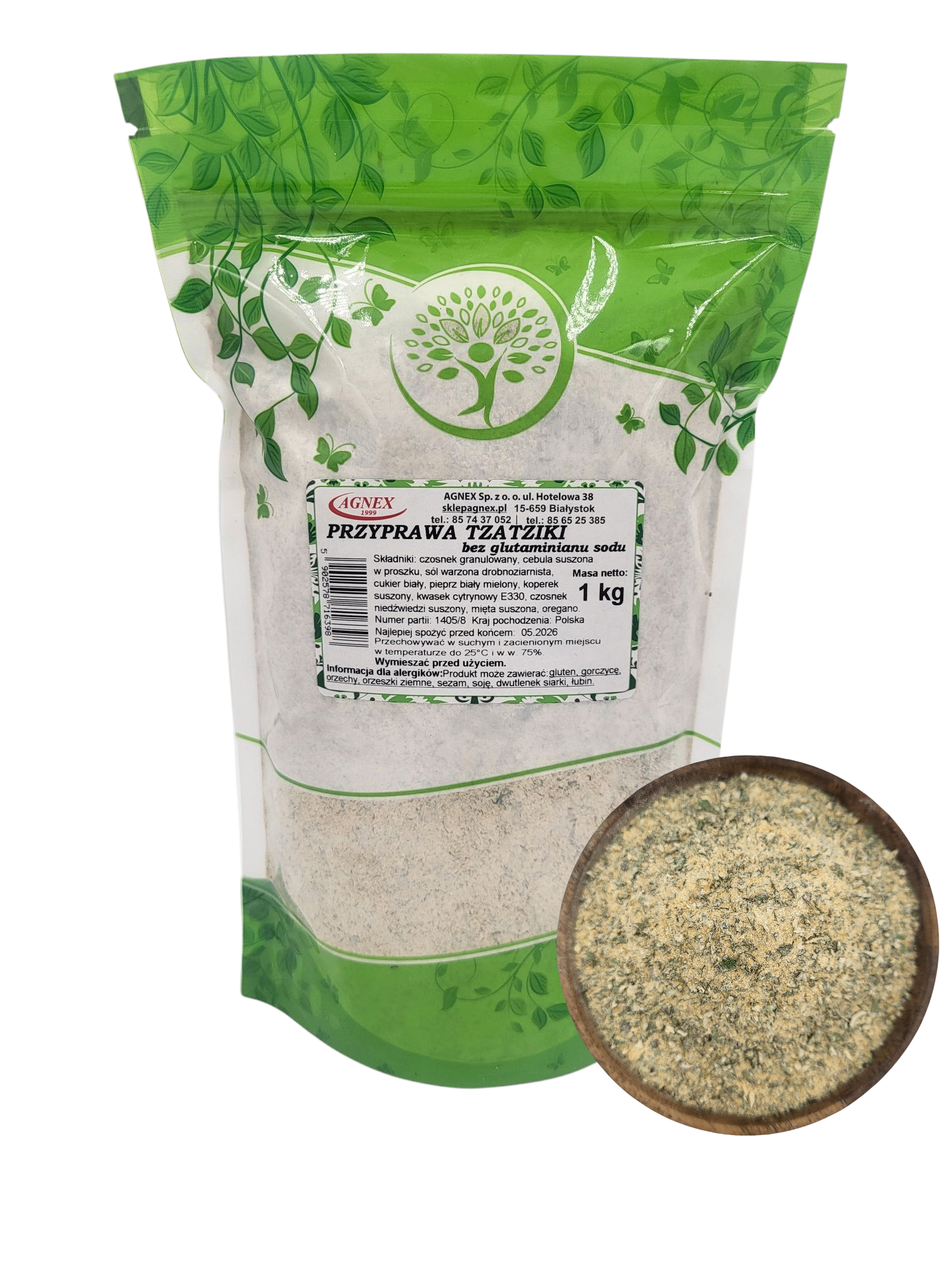 Przyprawa TZATZIKI bez glutaminianu 1kg