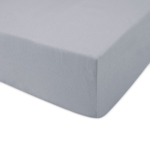 Prześcieradło jersey 80x140 z gumką wz. D024 (popiel)