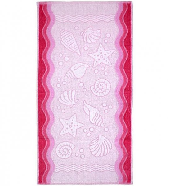 Ręcznik FLORA OCEAN 40x60 kolor różowy