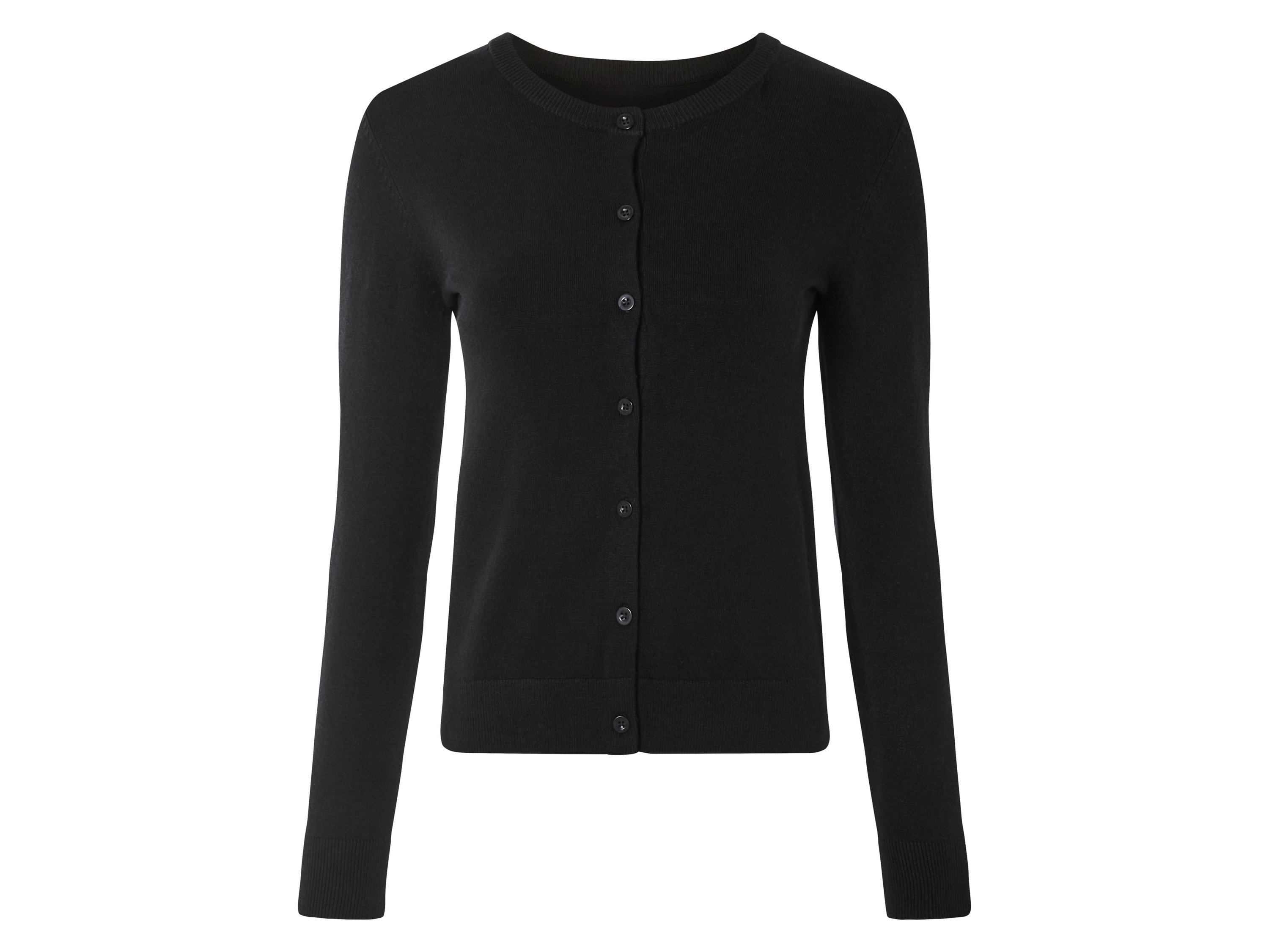 esmara Sweter damski z dzianiny XL 48/50, Czarny