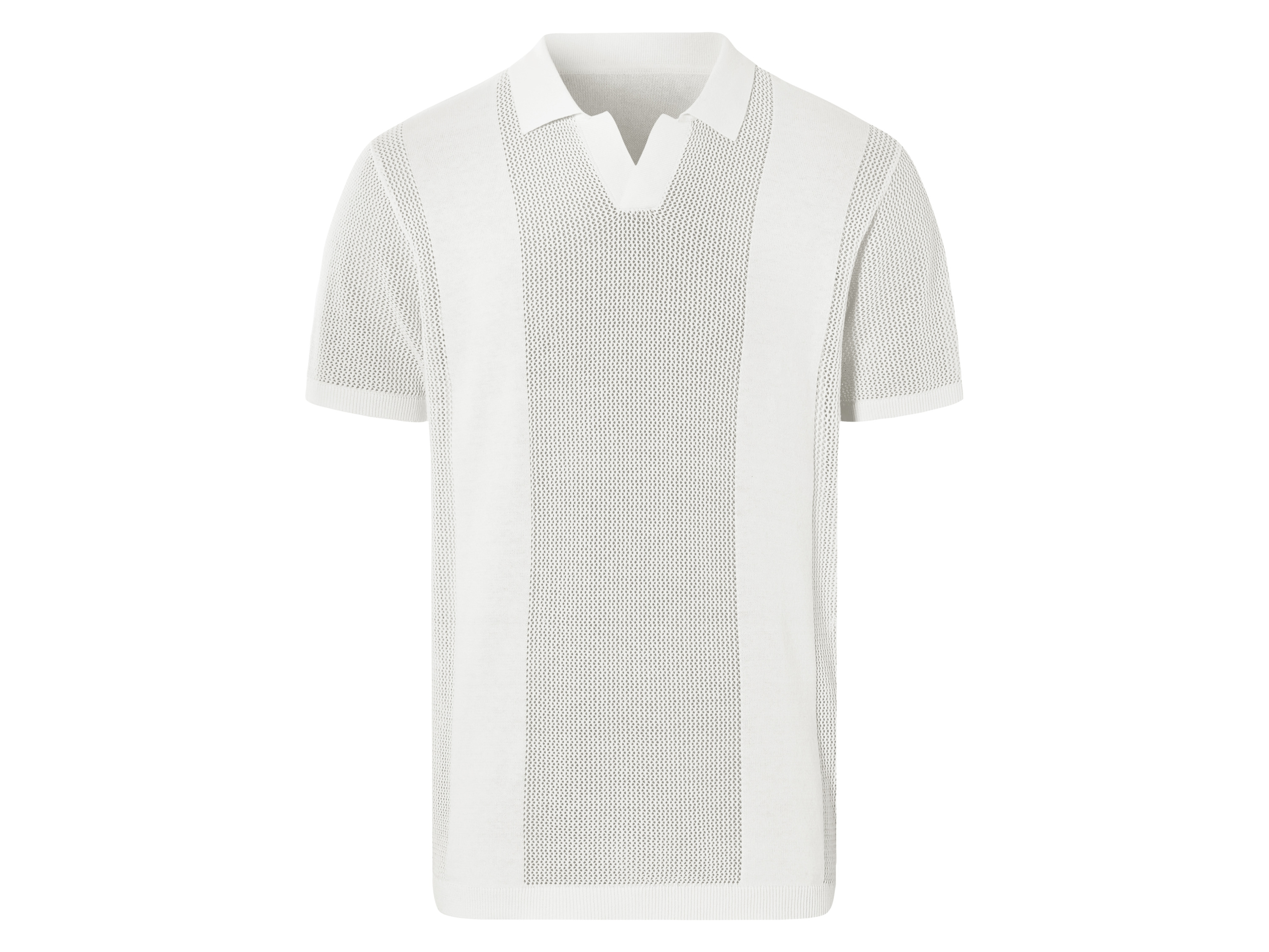 Livergy Koszulka polo męska z bawełny Biały, XXL 60/62