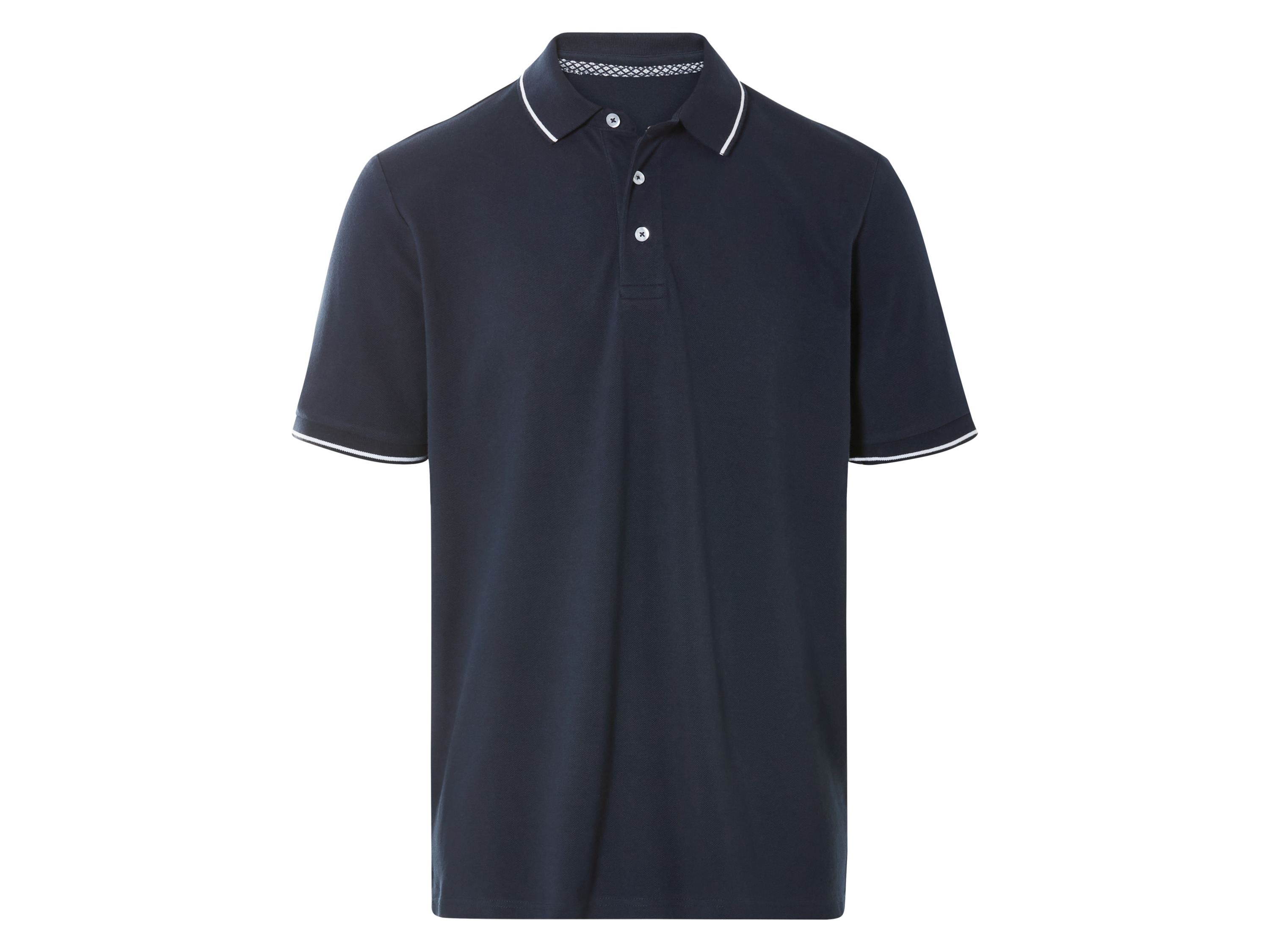 Livergy Koszulka polo męska z bawełny Granatowy, S 44/46
