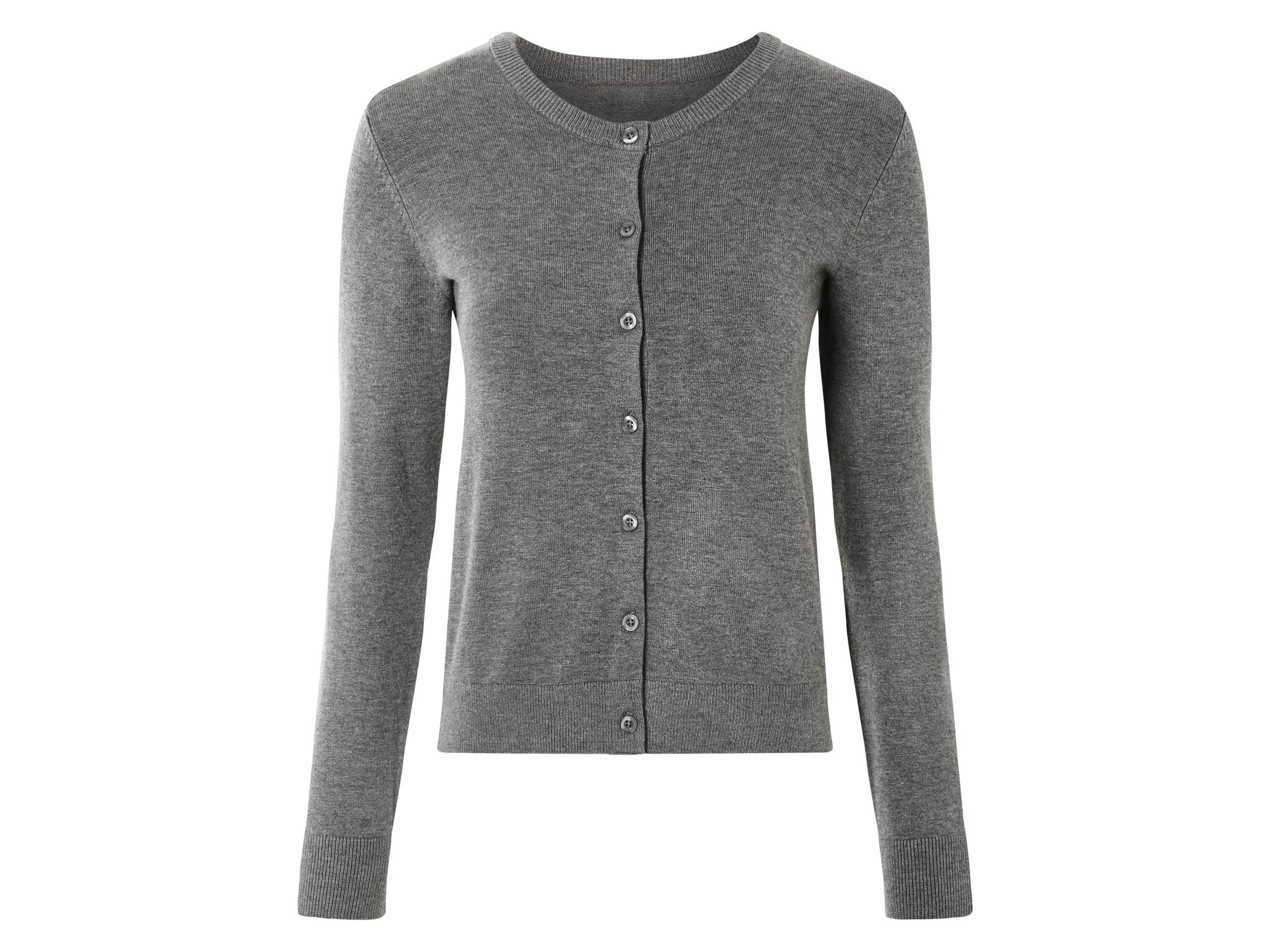 esmara Sweter damski z dzianiny S 36/38, Szary
