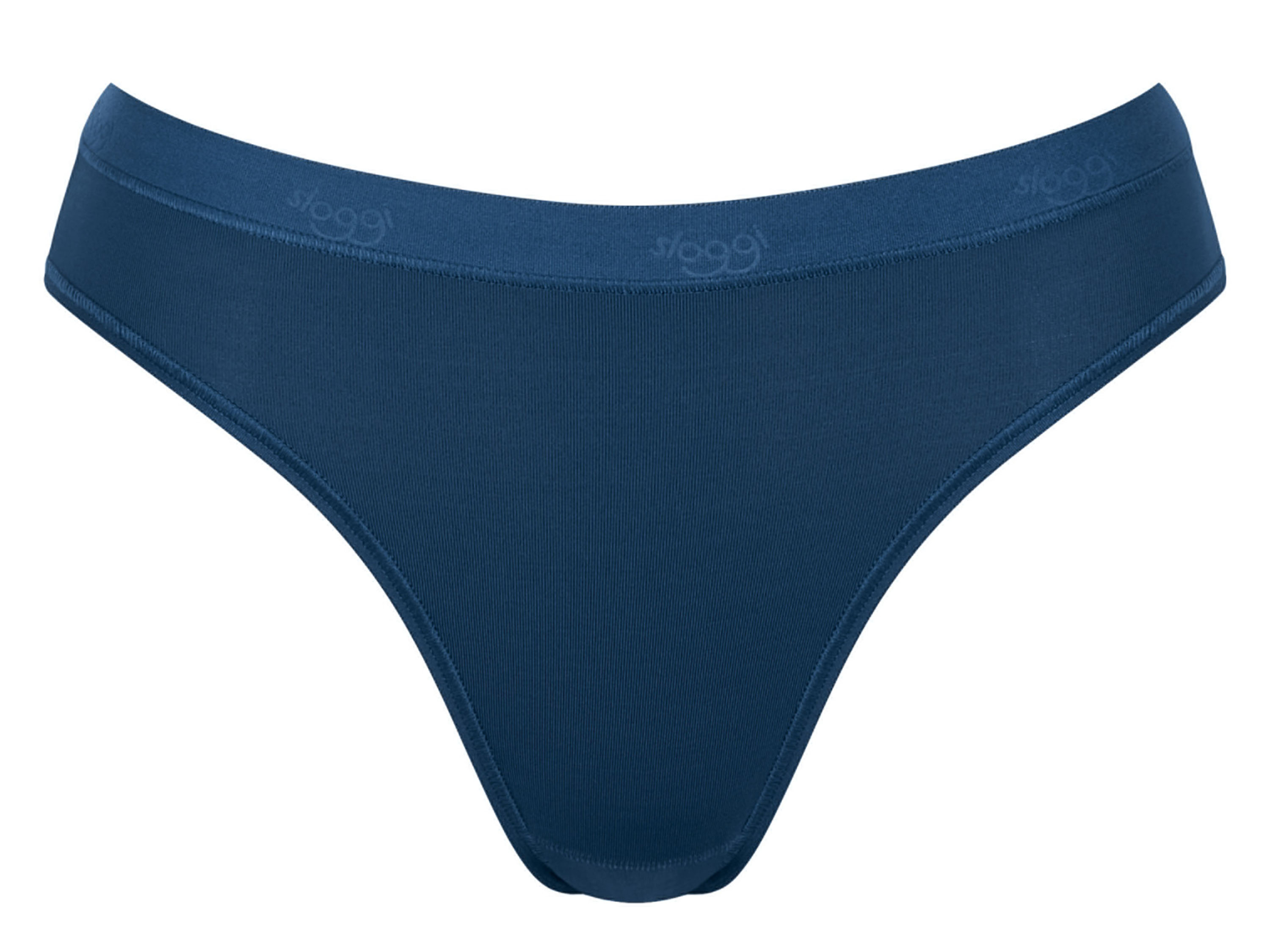 Hello by Sloggi Majtki hipstery / tai damskie „Fresh N Free Microfibre” Stringi, Niebieski, 36