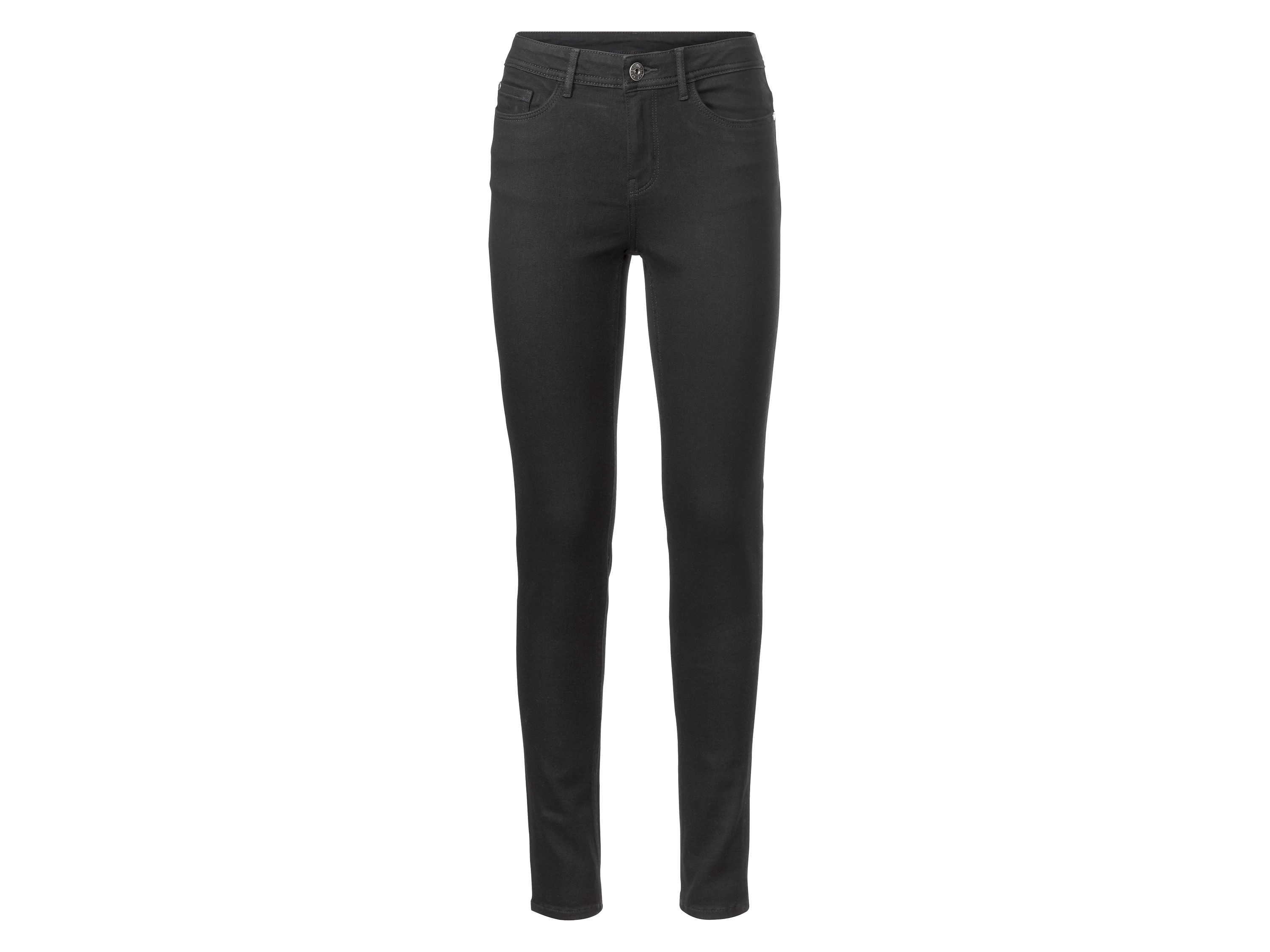 esmara Jeansy damskie z bawełną, Super Skinny Fit 36, Czarny