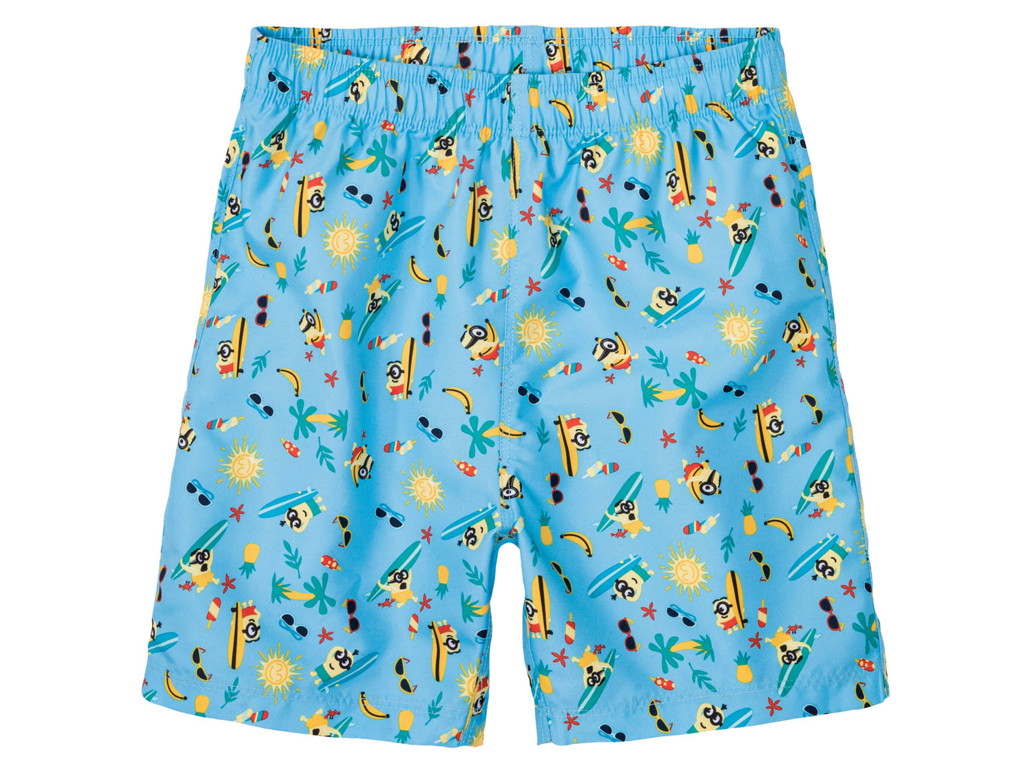 Spodenki kąpielowe dziecięce Szorty, 122/128, Wzór Minionki