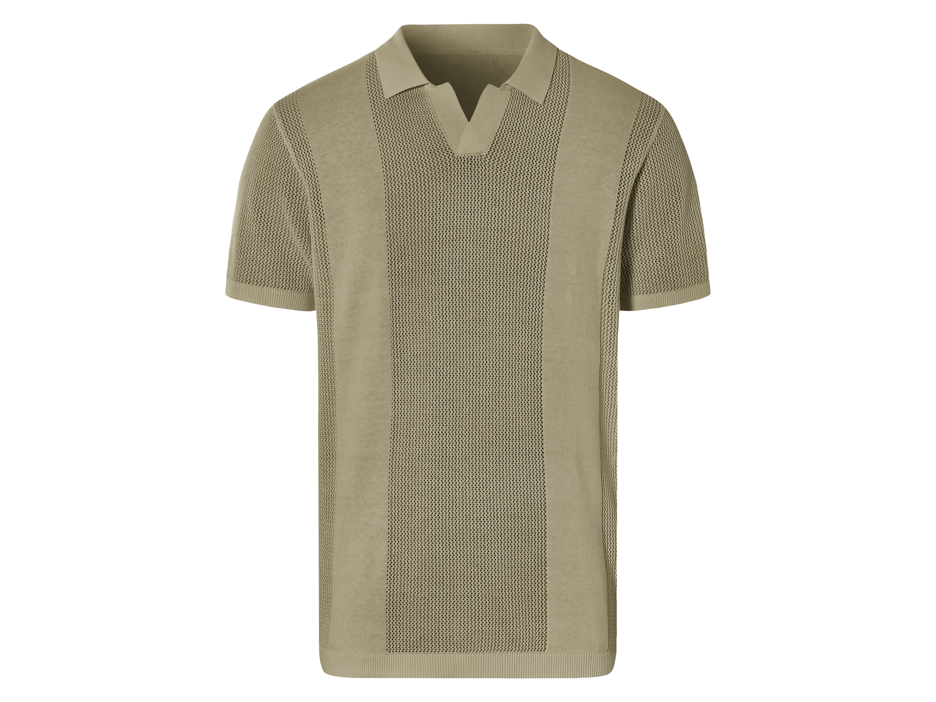 Livergy Koszulka polo męska z bawełny Khaki, XL 56/58