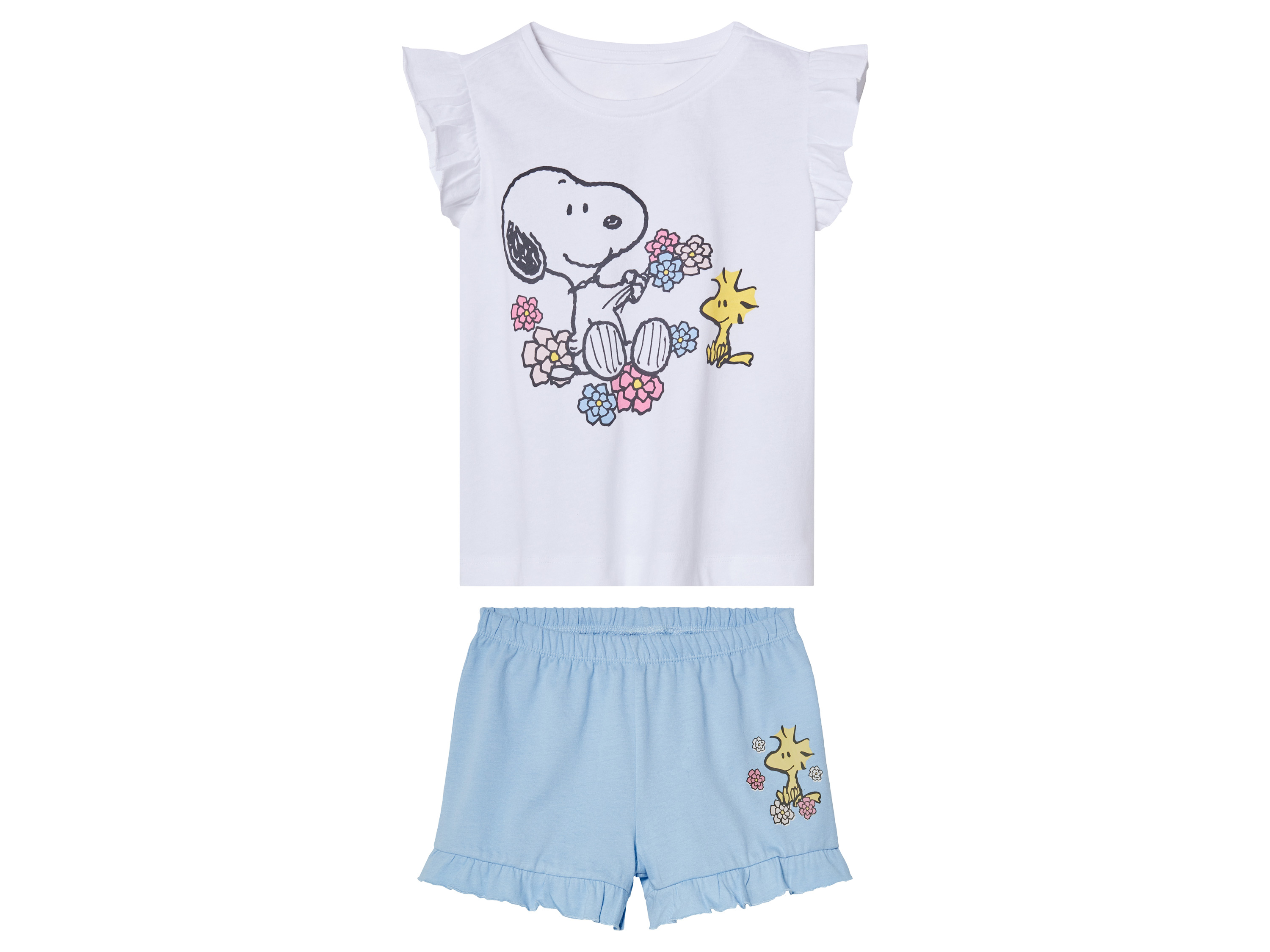 Piżama dziecięca z bawełny Snoopy, 122/128