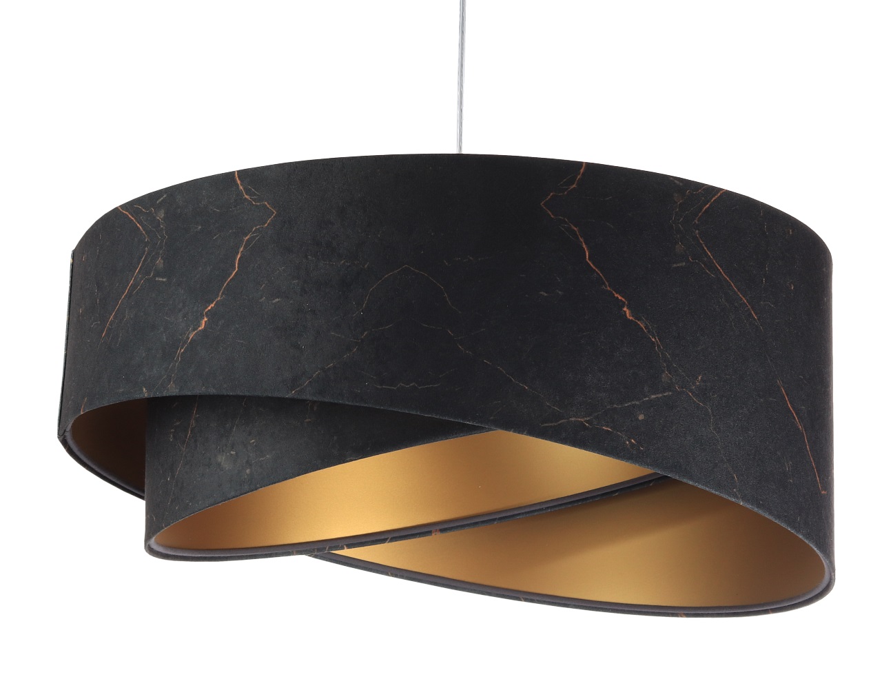 Darmowa Dostawa - Lampa wisząca 1x60 W czarna-złota BPS Koncept Galaxy 060137