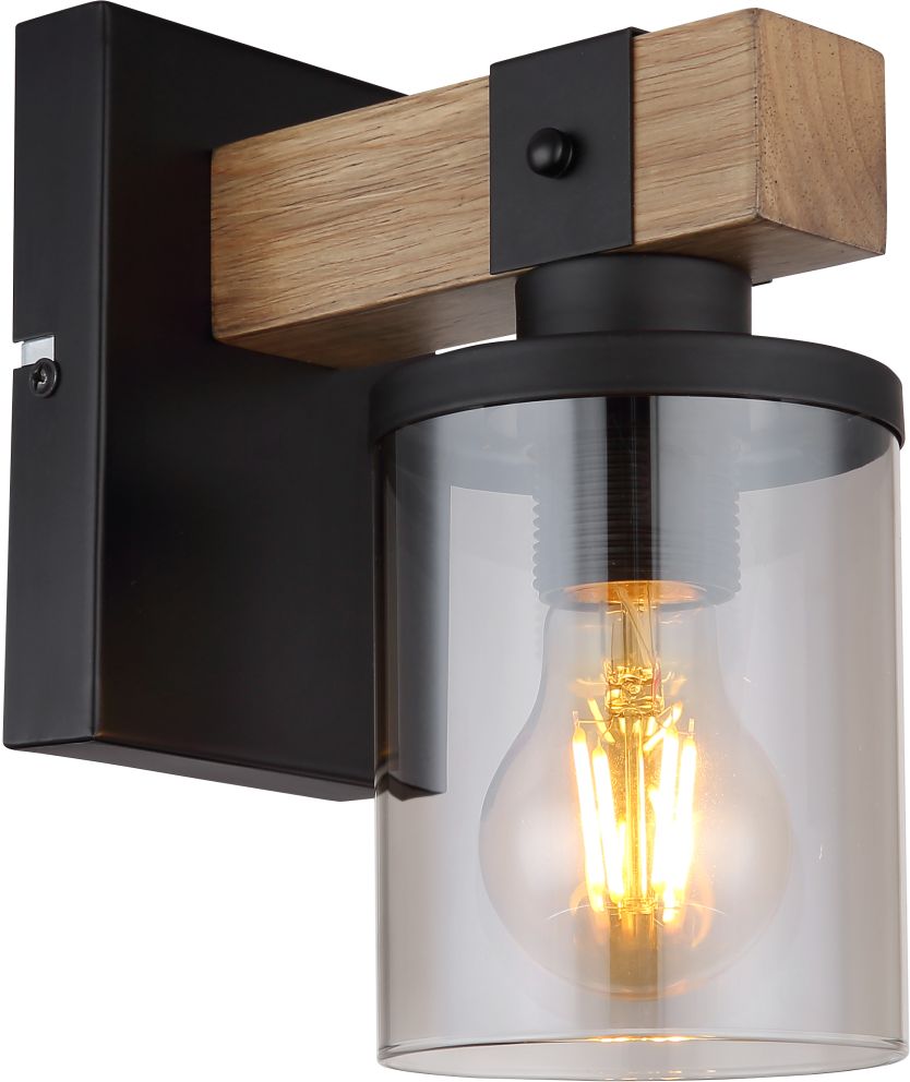 Darmowa Dostawa - Kinkiet 1x60 W czarny Globo Lighting Lenna 15555W