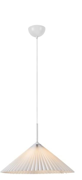 Darmowa Dostawa - Lampa wisząca 1x40 W biała Markslöjd Plisado 108711