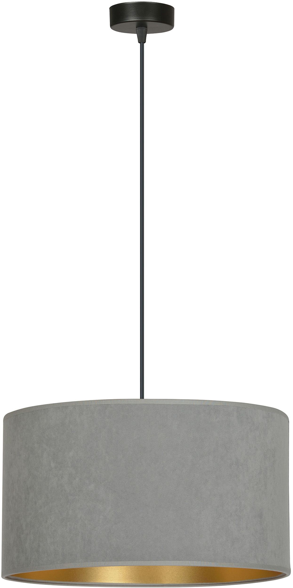 Darmowa Dostawa - Lampa wisząca 1x15 W czarna-złota-szary/popielaty Emibig Hilde 10501