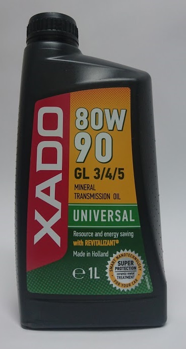XADO ATOMIC OIL 80W90 GL-3/4/5 1L - Petrostar
