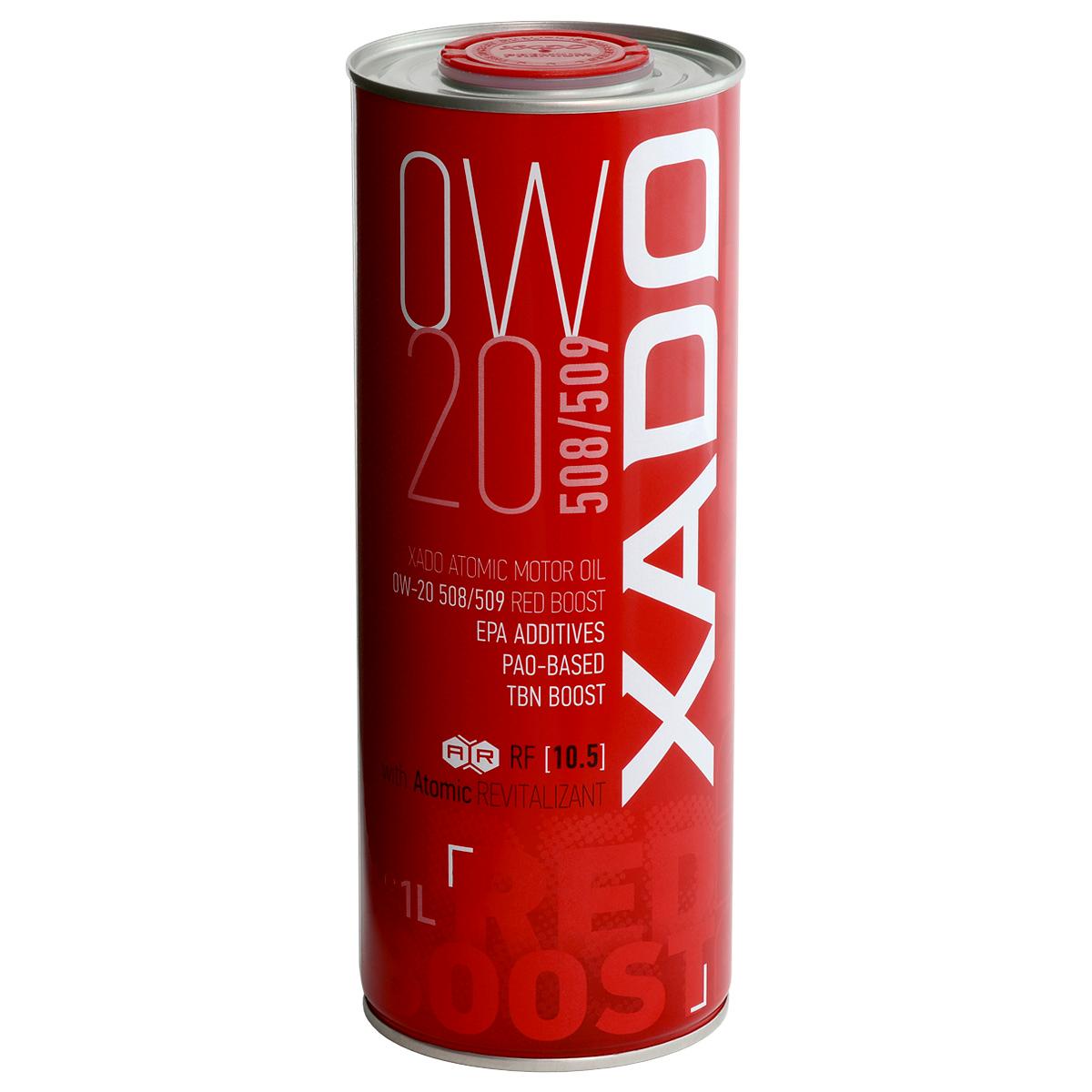 XADO ATOMIC OIL RED BOOST 0W20 508/509 1L - Petrostar