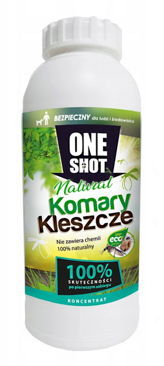 ONE SHOT NATURAL NA KOMARY KLESZCZE KONCENTRAT 1L - Petrostar