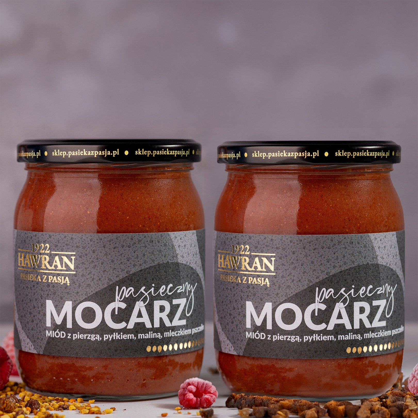 Pasieczny Mocarz 1,26 kg (2x630 g) - Pasieka z Pasją Hawran
