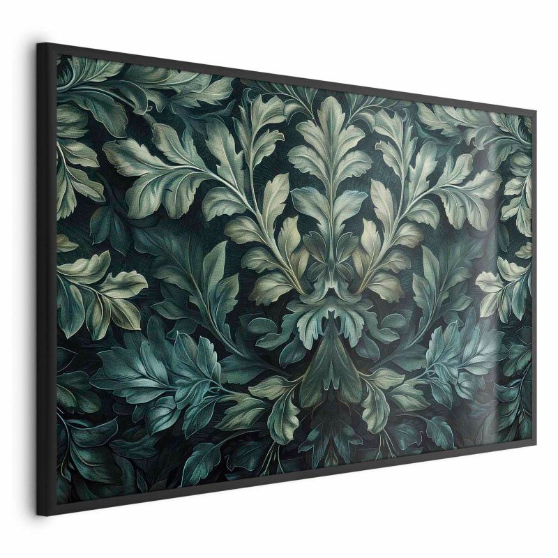 Plakat Artgeist Wiktoriańskie liście 30x21 cm z ramą czarną 1 szt