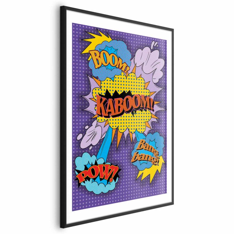 Plakat Artgeist Kaboom 29,7x42 cm z ramą czarną 1 szt