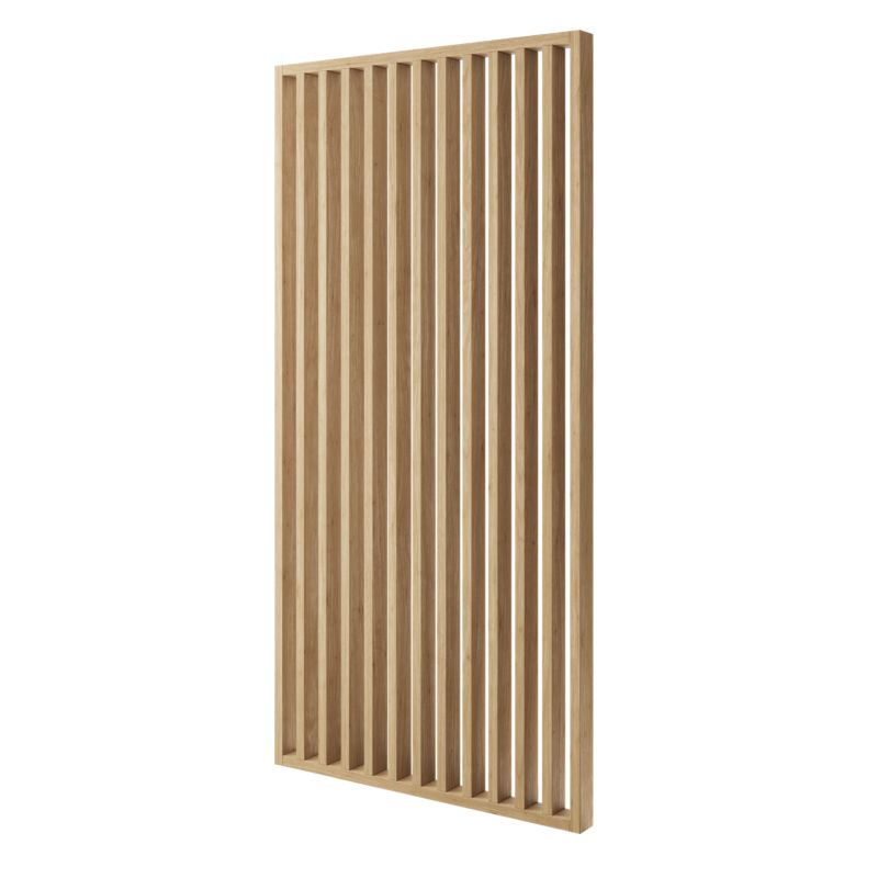 Ścianka z lameli - Gotowy zestaw - szerokość 139 cm - LAMELE3D - Dąb Natura - 1 szt.