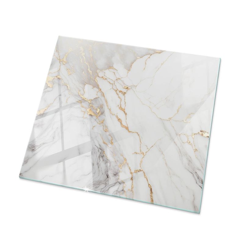 Blat szklany Tulup 60x60 cm Elegancki marmur z żyłkami 1 szt.